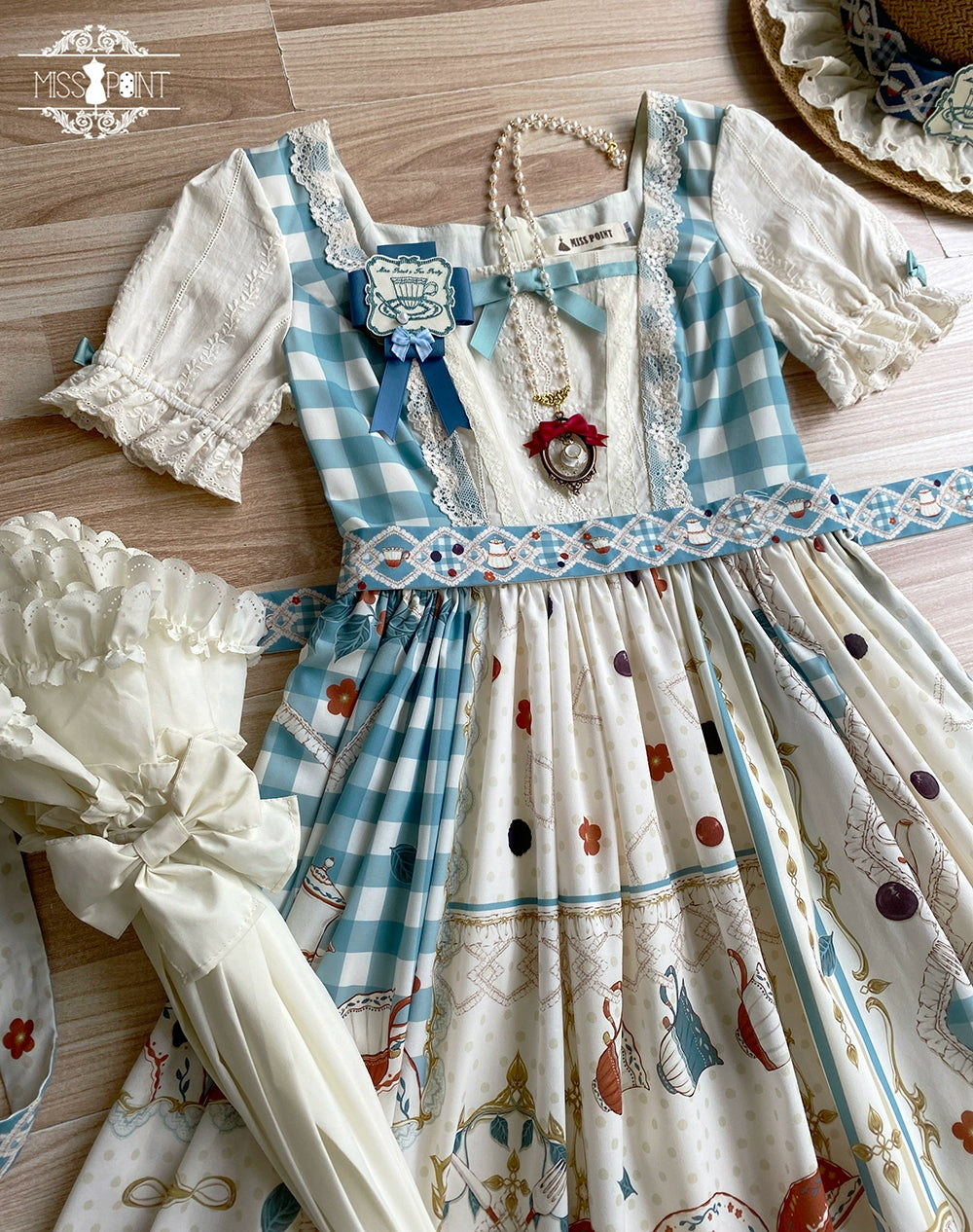 [Pre-order] Picnic Tea Party Square Neck Dress