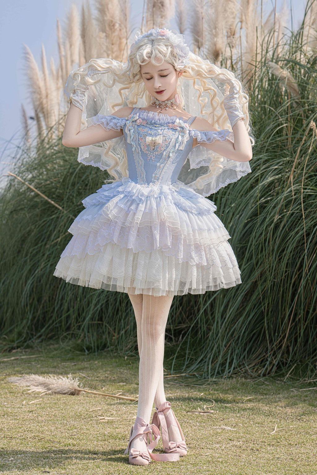 [Sale period ended] Dream Dance mini dress (single item/full set)