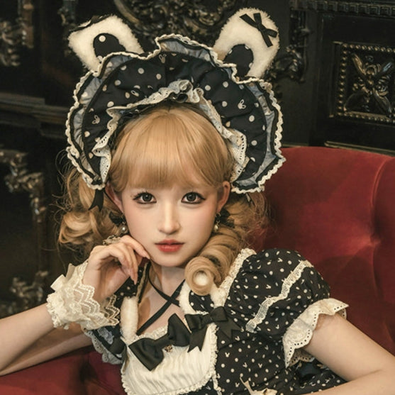 同時購入のみ【受注予約6/11まで】Bow Rabbit ボンネット