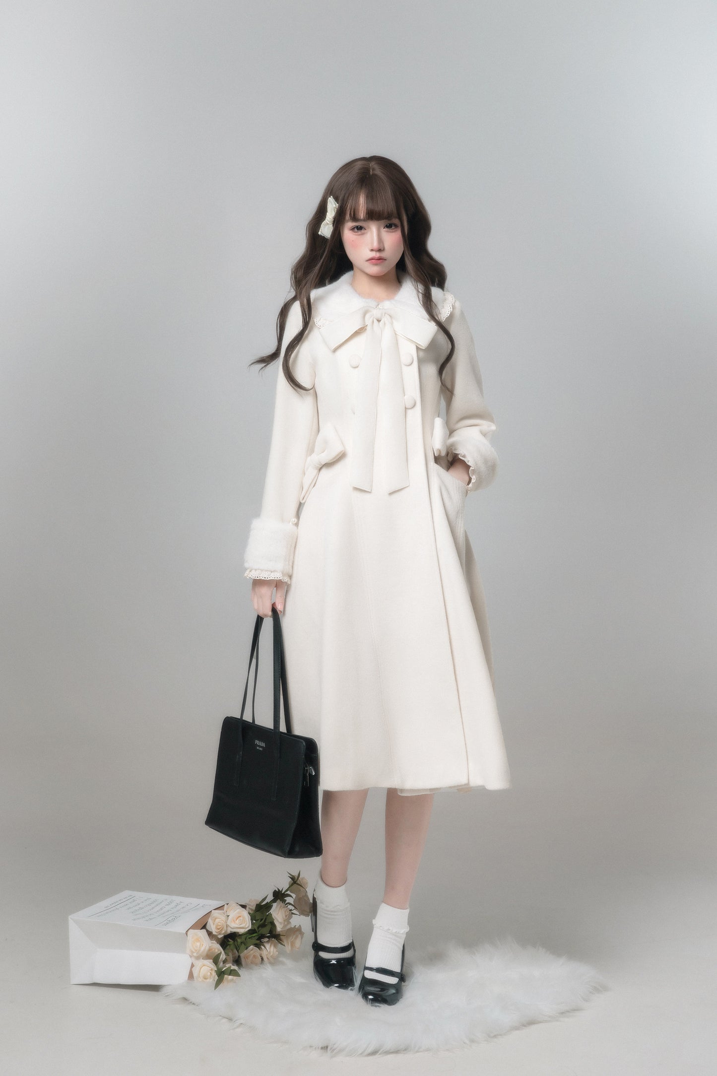 First Snow リボンコート