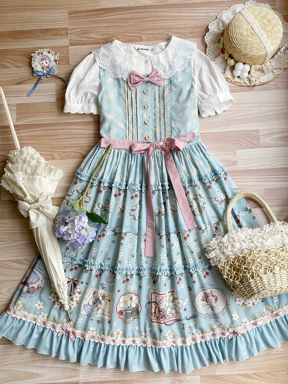 [Pre-orders available until 2/19] Sweetie Sheep Fake Layered Dress