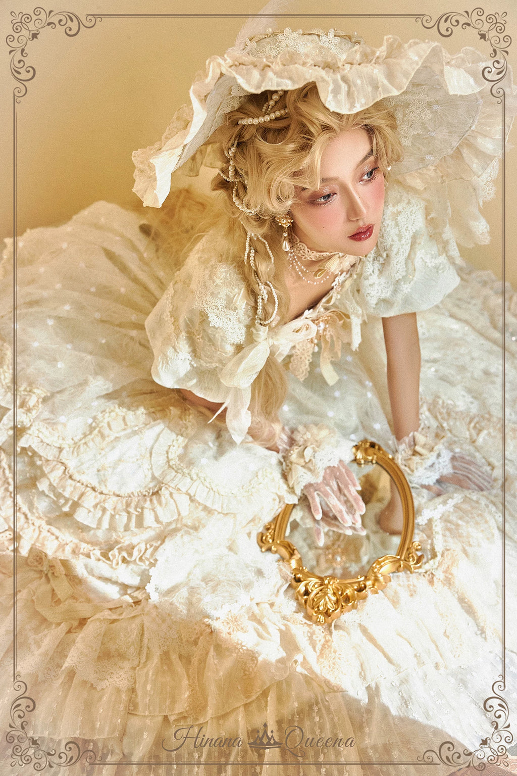 【受注予約9/16まで】Dream Magnifique プリンセスドレス・ロング丈・ゴールド