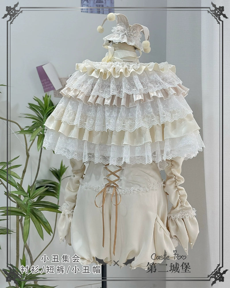 【受注予約5/28まで】Clown Party ショール兼オーバースカート・ハット