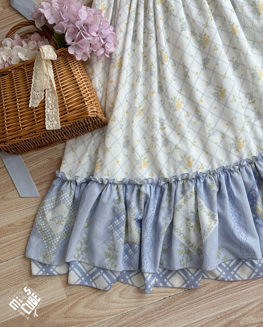 【予約販売】Pathwork Garden カントリー風ジャンパースカート