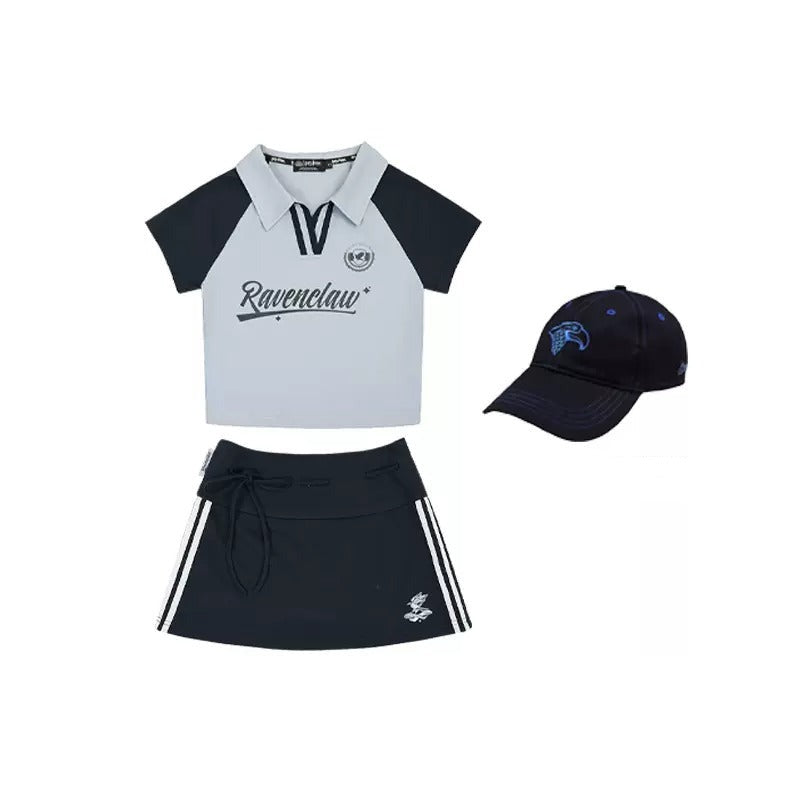 [Pre-order] Hogwarts School of Witchcraft and Wizardry Miniskirt, Short Sleeve Top and Hat Set