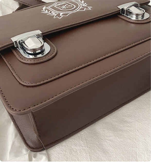 スクール風 ショルダーストラップ付3wayバッグ