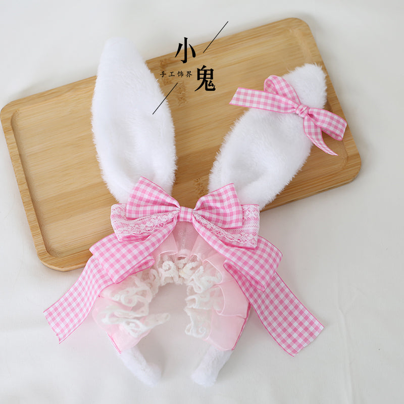 rabbit ear ribbon headband