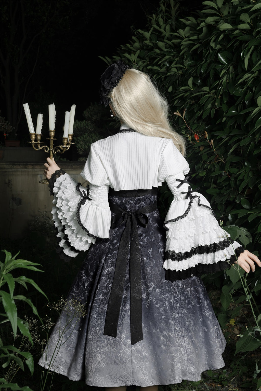 Black Witch Elegant Gothic Lolita Jumper Skirt
