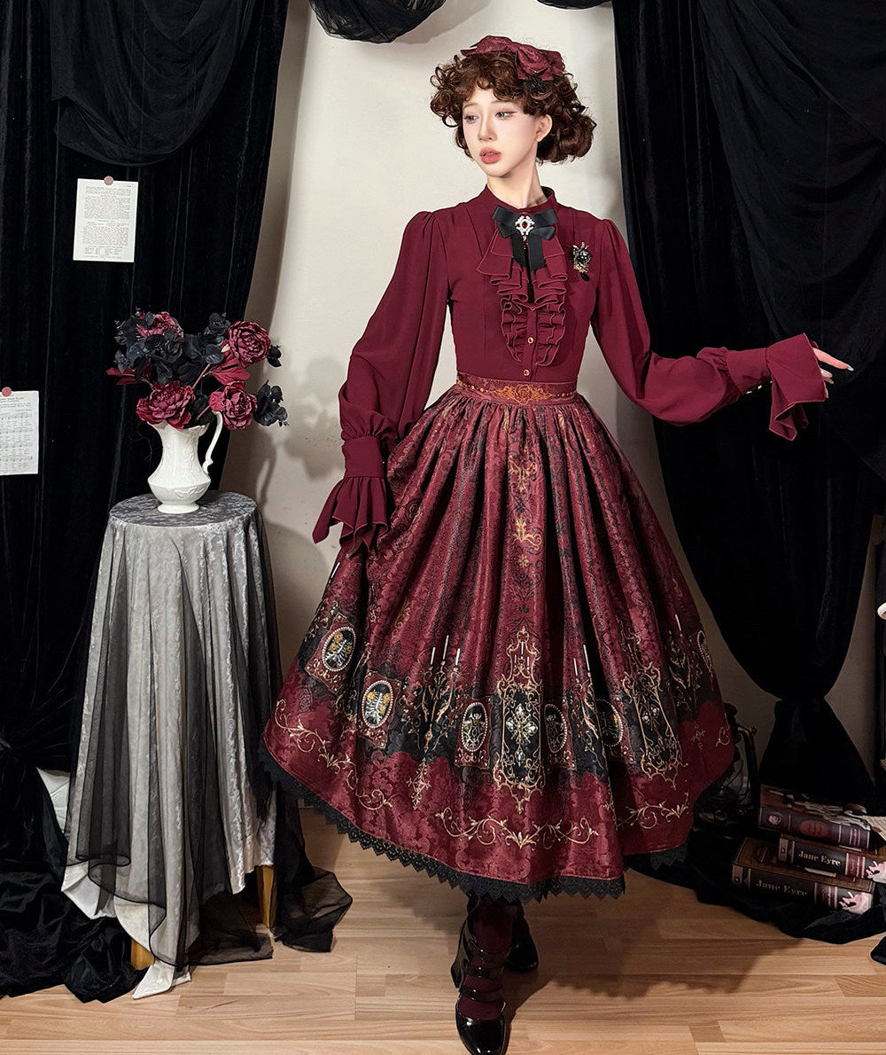 【受注予約1/18まで】Blood Night Lantern Master  プリントスカート