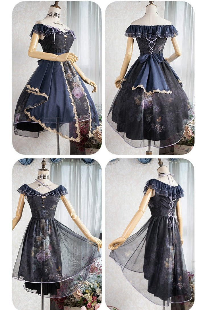 [Sale Period Ended] Porcelain Flower Garden Veiled Dress