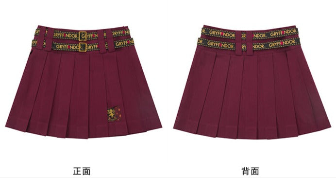 【予約販売】ホグワーツ魔法魔術学校 プリントベルトミニスカート