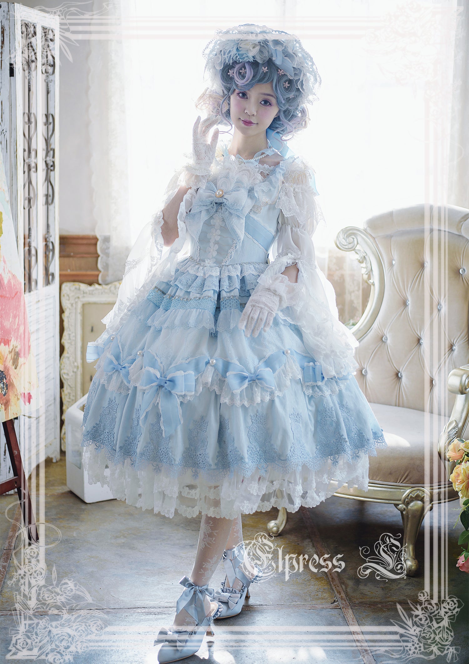 Holy Jewel ribbon and lace princess dress