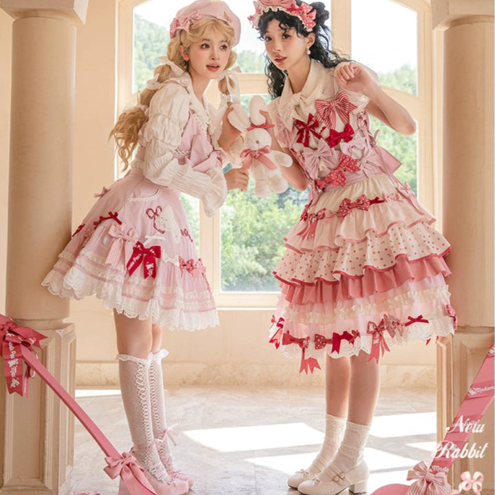 【受注予約6/11まで】Bow Rabbit ノースリーブトップス