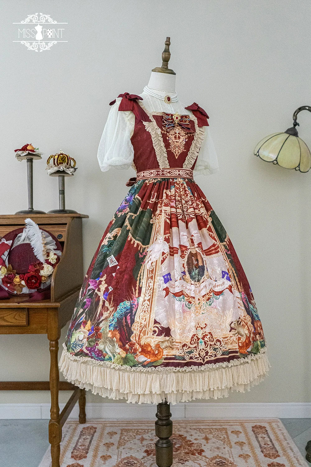 [Pre-order] Wanhua Mirror Western Aristocrat Style Jumper Skirt