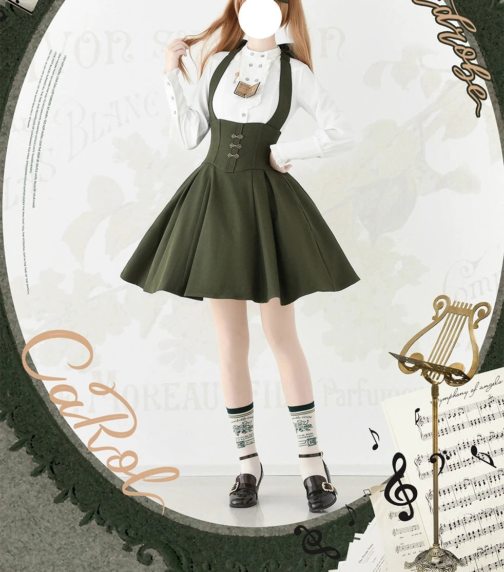 [Pre-order] Forest Carol Jumper Skirt - Short Length