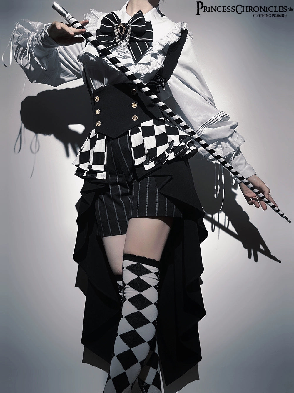 [Pre-order] Rabbit Theater Checkerboard Corset Vest