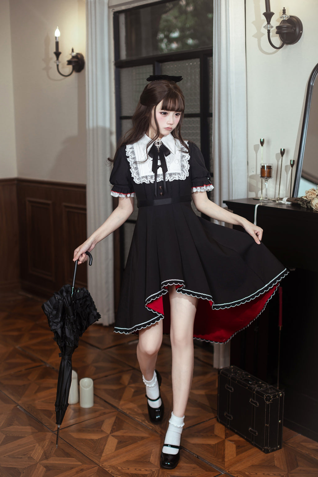 ロザリンドの黒薔薇 ゴシックワンピース