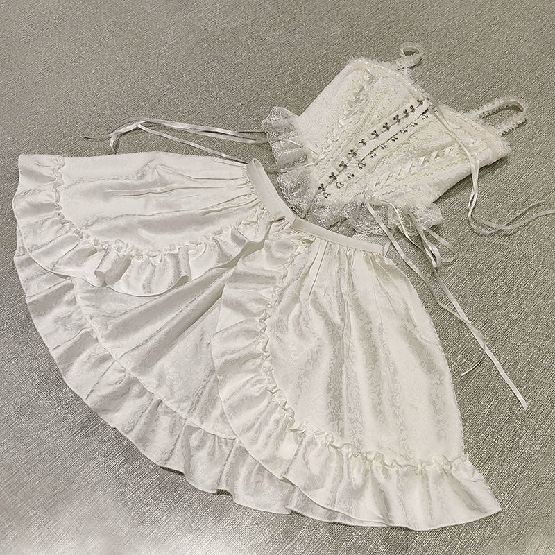 [Sale Period Ended] Withered Rose Corset with Overskirt