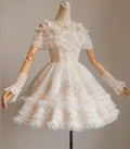 Snow Dream Dance Flower Jumper Skirt
