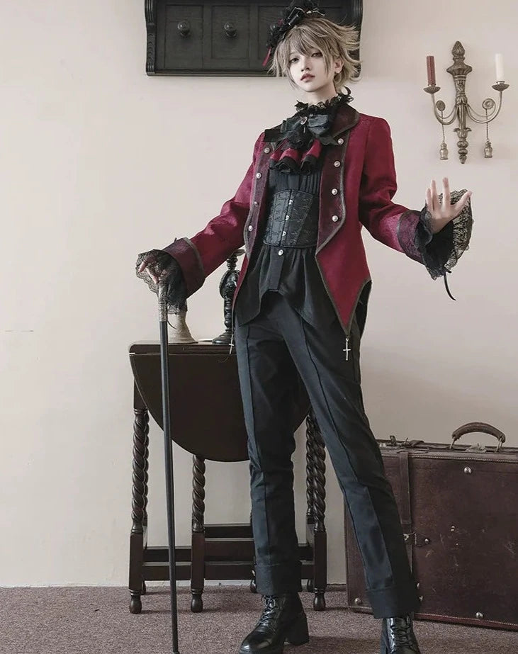 Pilgrim's Coffin Prince-style Long Pants