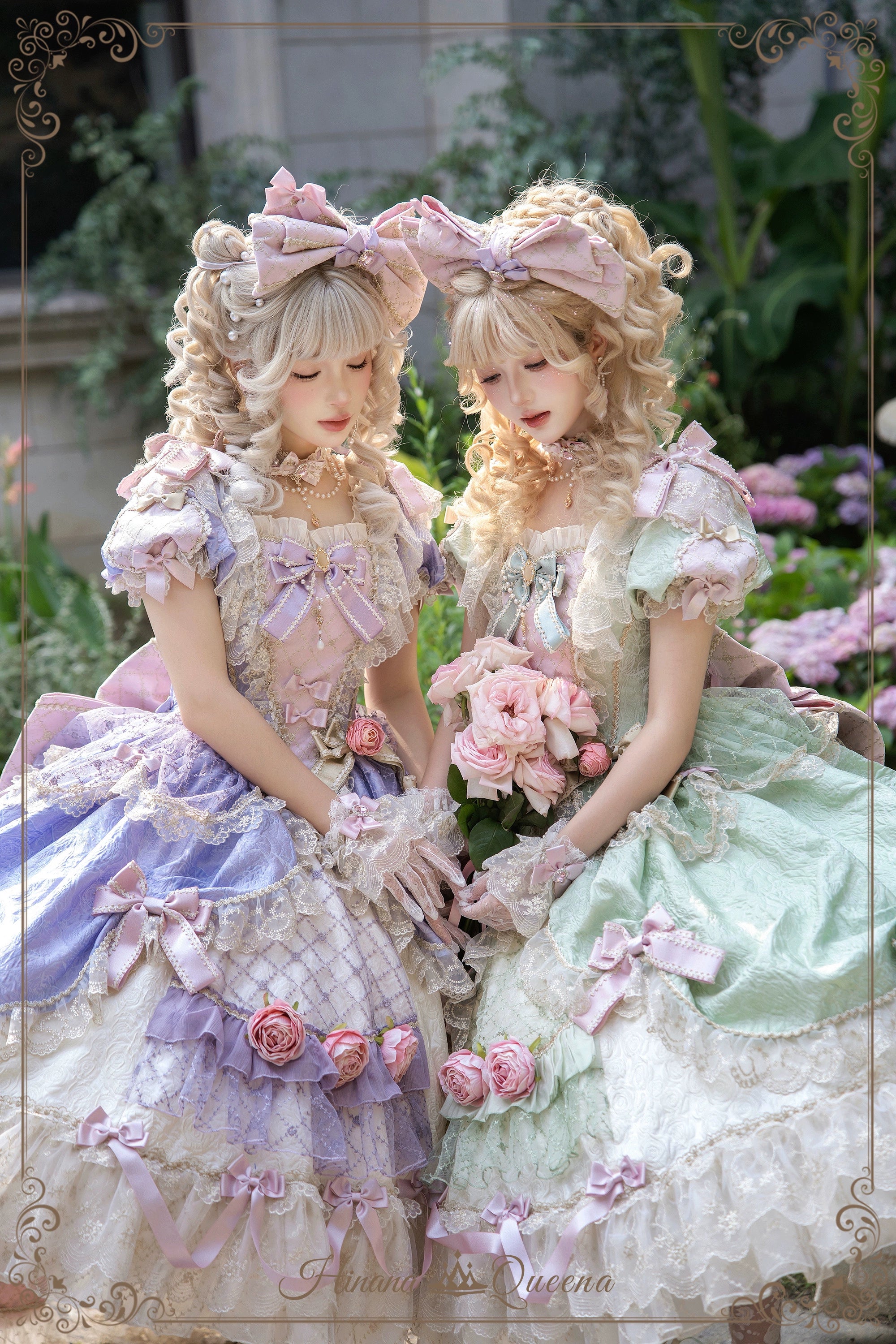 Mirror Snow White プリンセススイートドレス・パステルグリーン