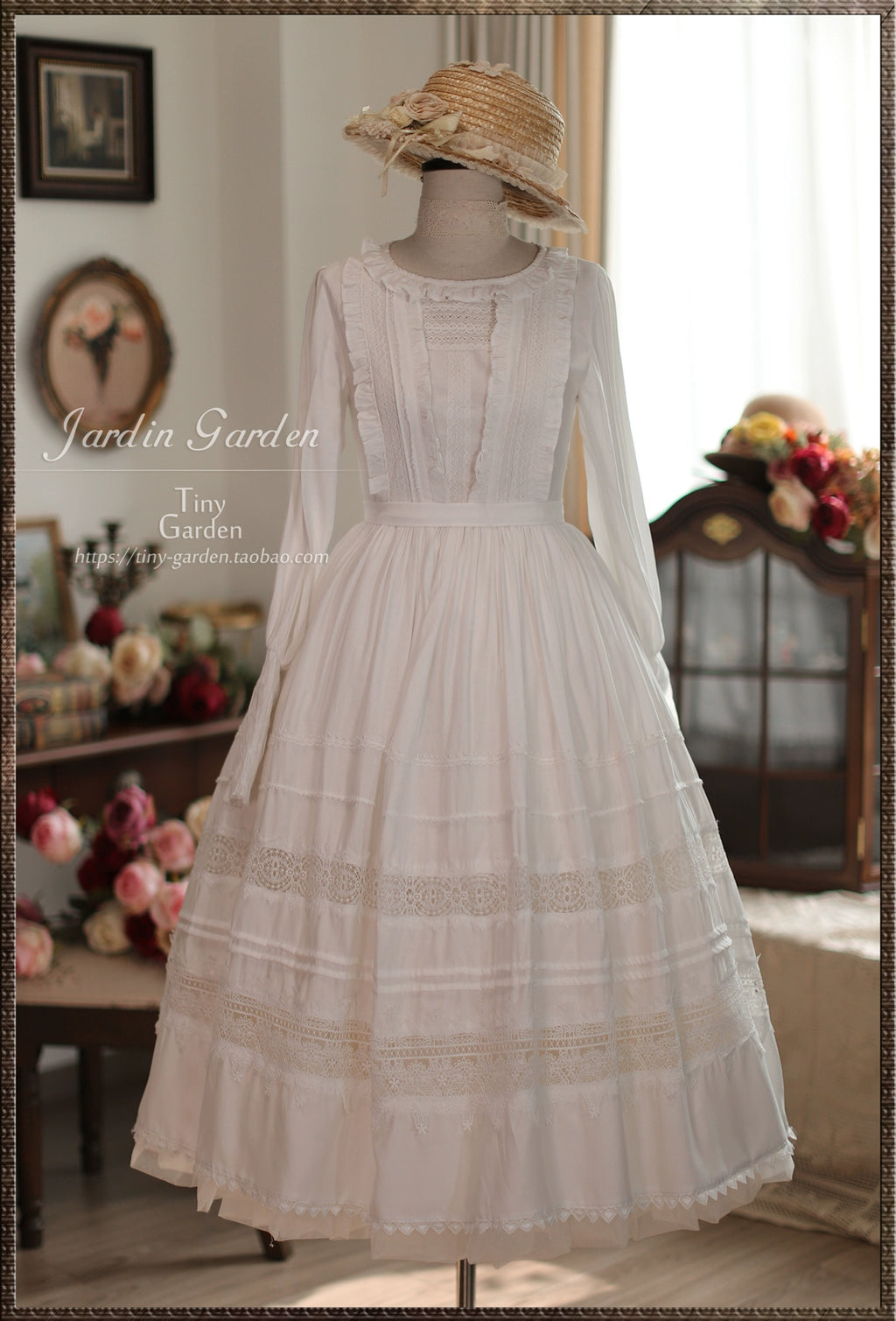 [Pre-order] Spring Whisper Classical Dress, Long Sleeve Type