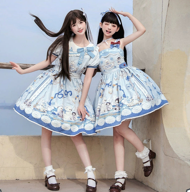 Penguin Navy マリンスタイルワンピース