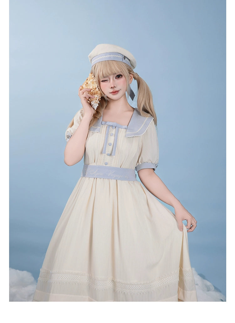 【受注予約7/23まで】Voyage Poem クラシカルマリンワンピース