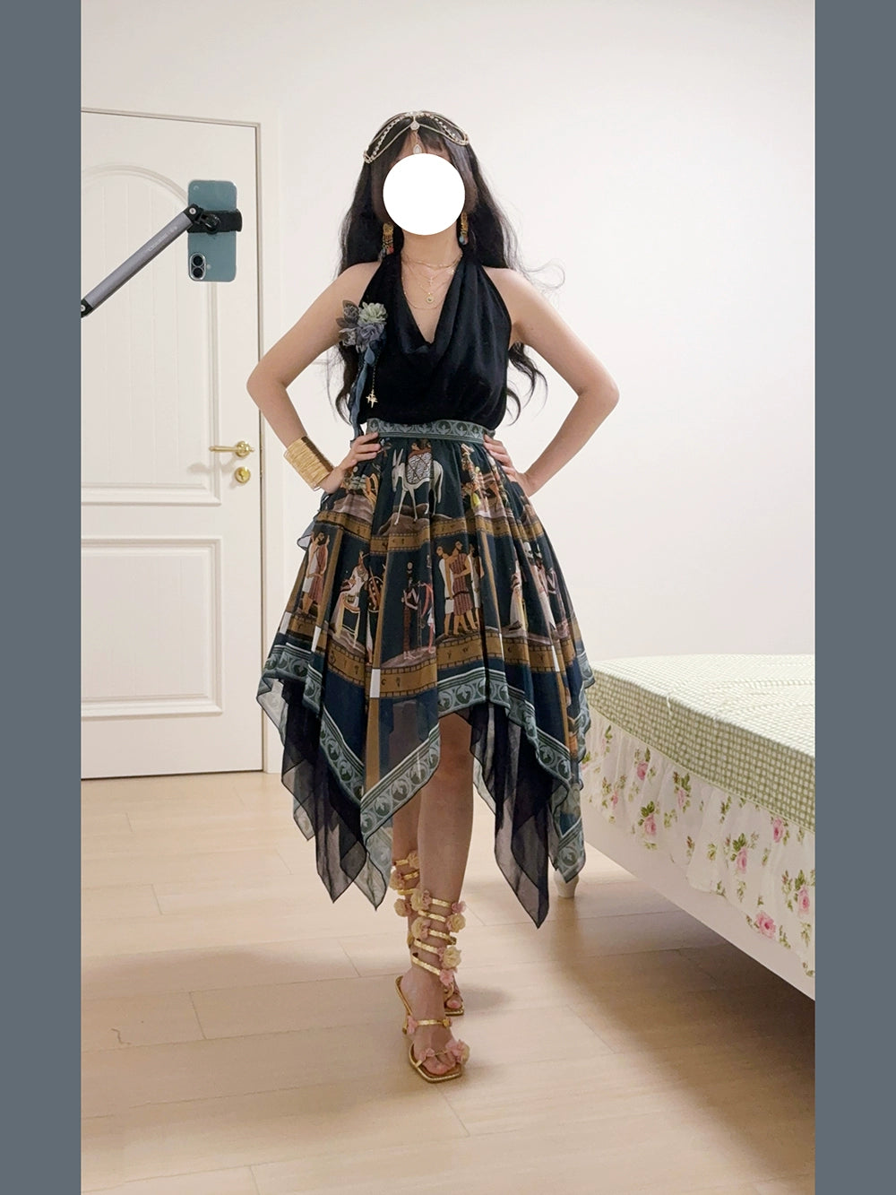 【受注予約6/12まで】Papyrus Story イレギュラーヘムスカート