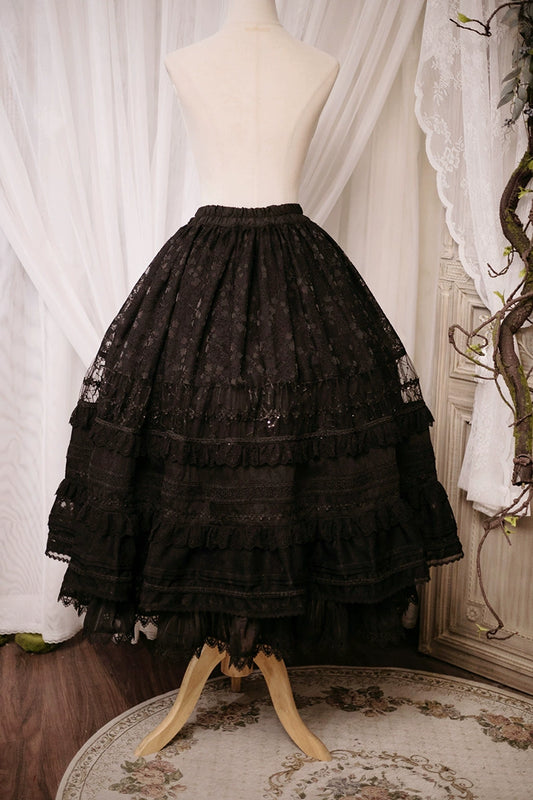 [Sale period ended] Stigma lace inner skirt