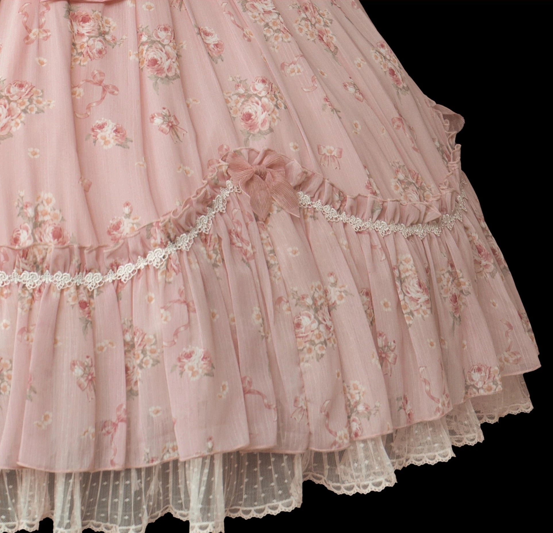 Daydream Rosa Classical rose pattern dress