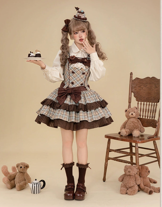 【受注予約7/28まで】Chocolate Mint Day ジャンパースカート