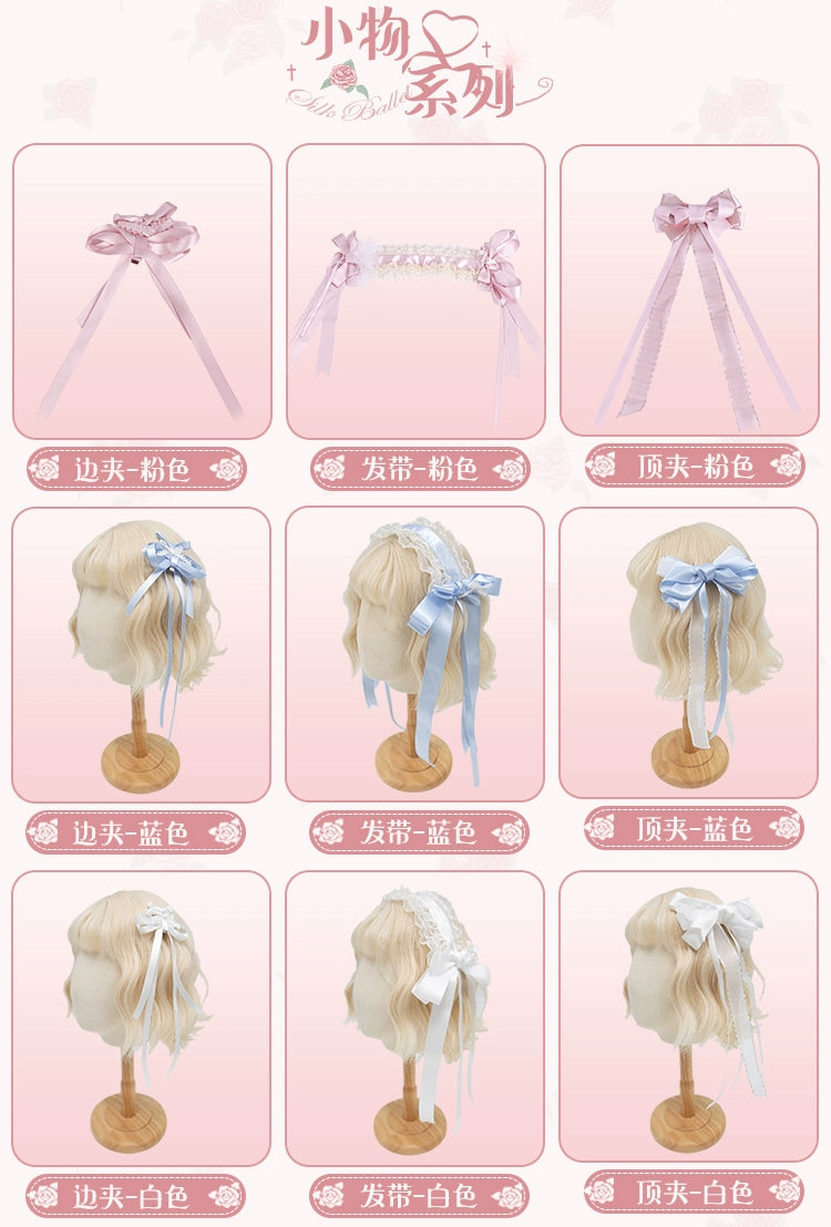 同時購入のみ【受注予約1/23まで】Silk Ballet ヘアアクセサリー