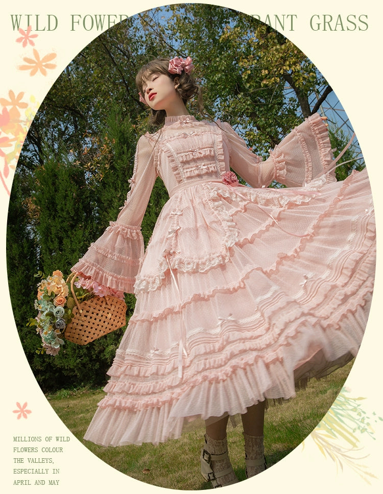 [Resale/Pre-orders available until 2/12] Fragrant Grass Frill Sheer Blouse