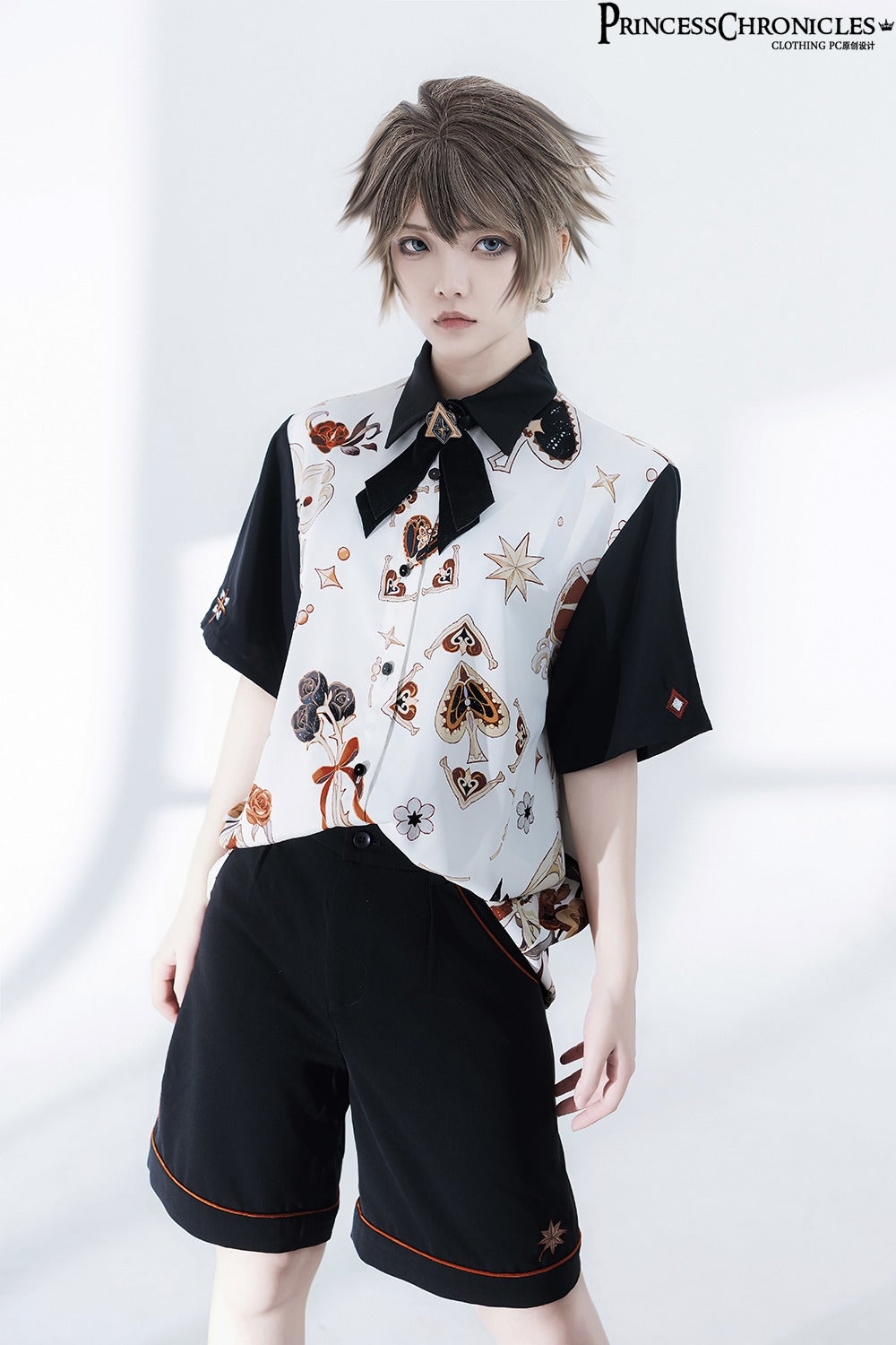 【予約販売】Flower Drunken Beauty 皇子系ショートパンツ