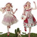 [Sale period ended] Apple Paradise tops and skirt set/short length