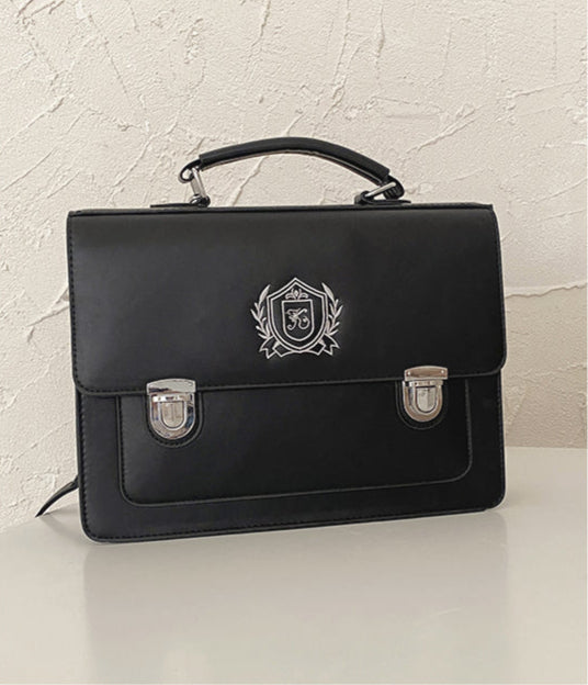 スクール風 ショルダーストラップ付3wayバッグ