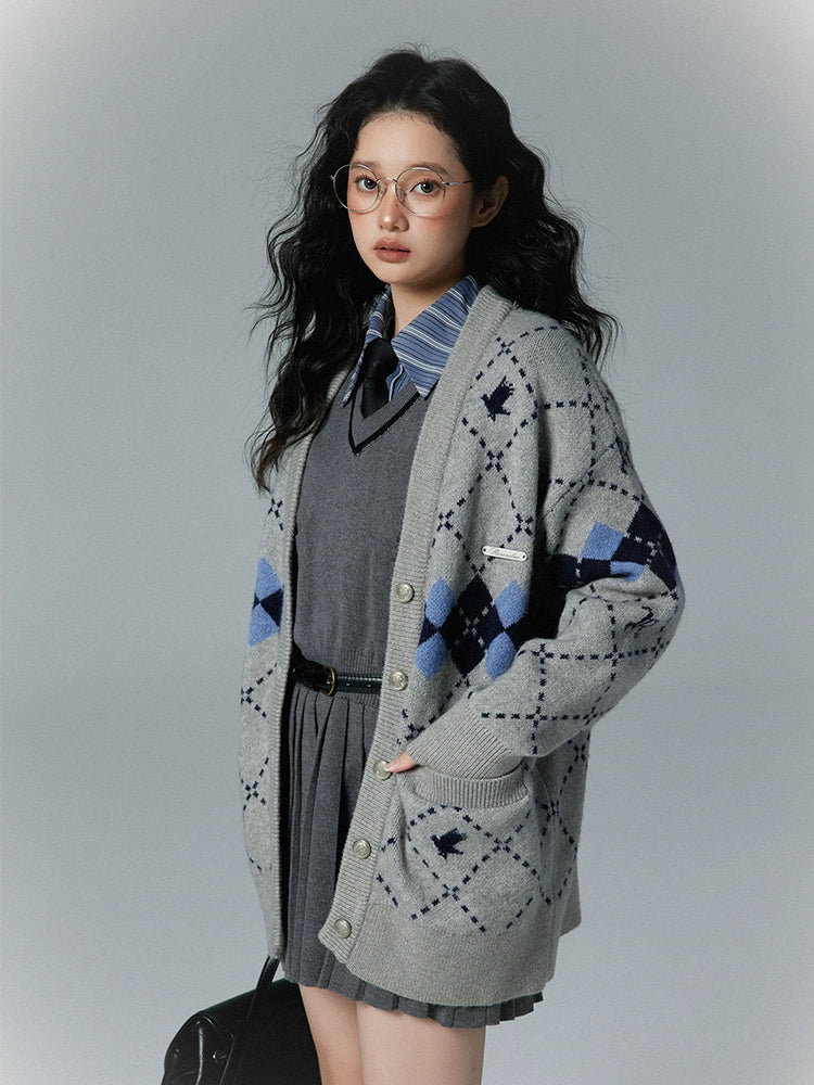 [Pre-order] Hogwarts School of Witchcraft and Wizardry Argyle School Cardigan