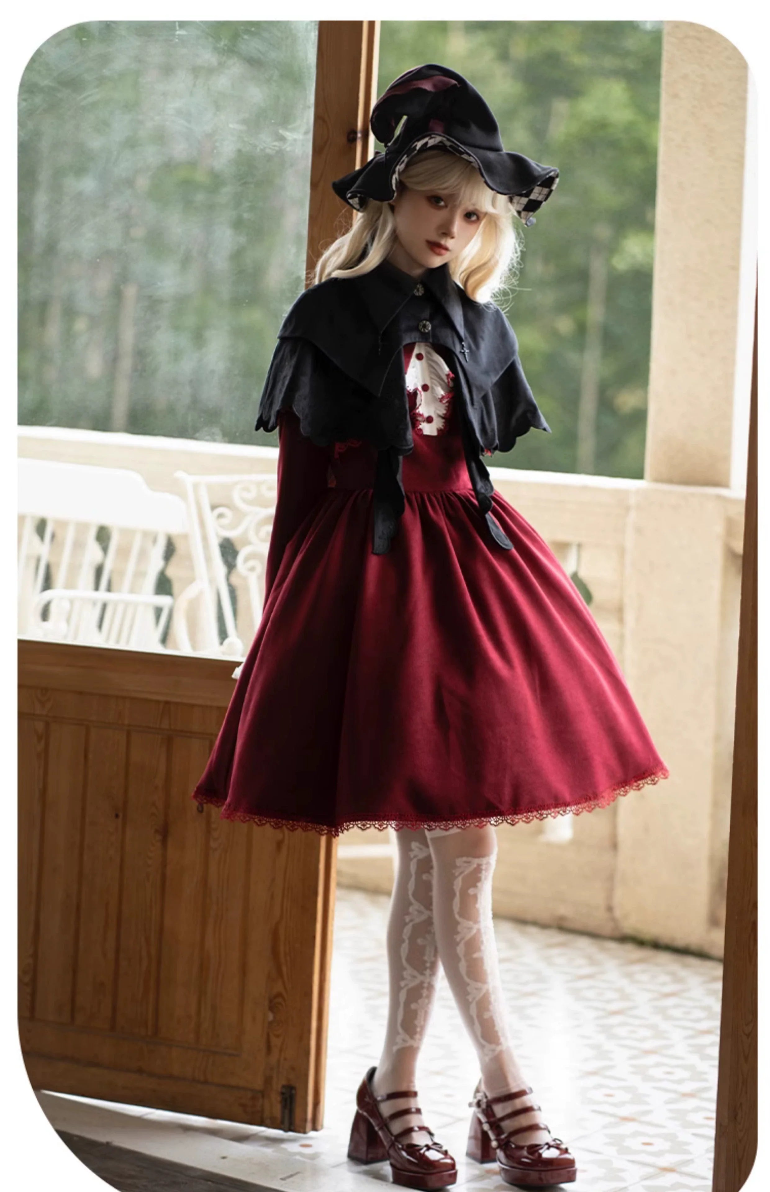 Thorns Cross 2way black cloak