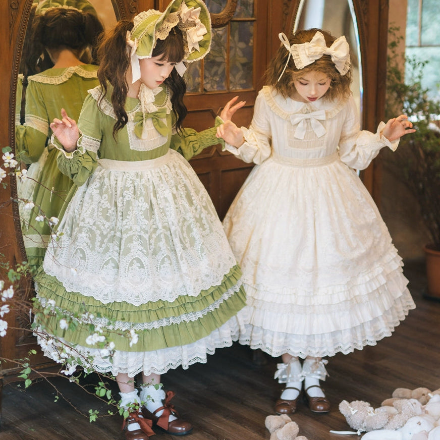 【予約販売】Sweetie Sheep フリルワンピース・無地タイプ