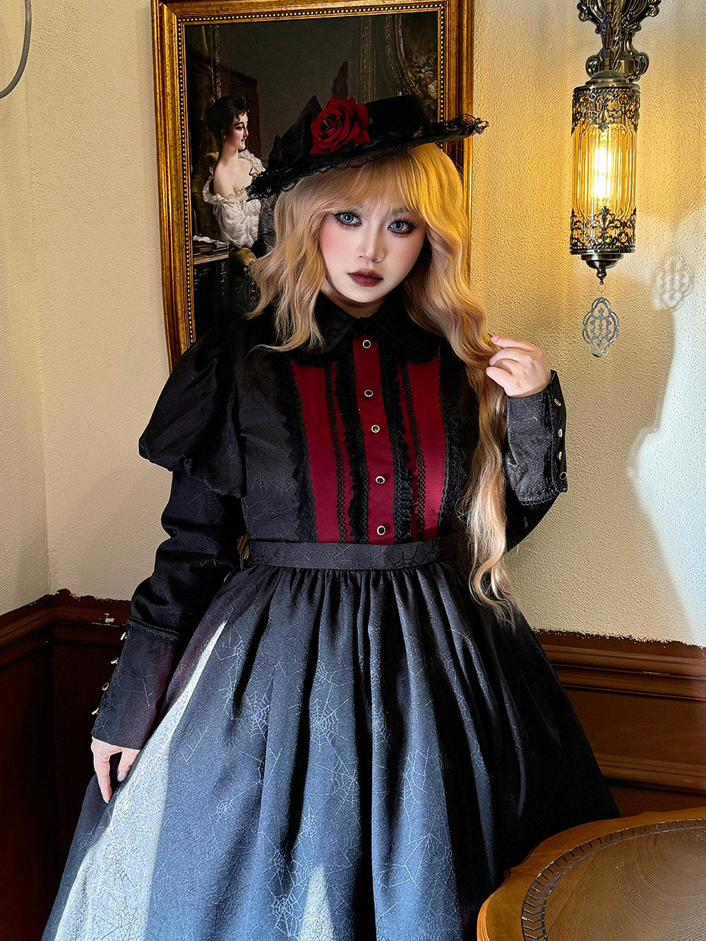 【受注予約1/18まで】Blood Night Lantern Master ジャガードワンピース