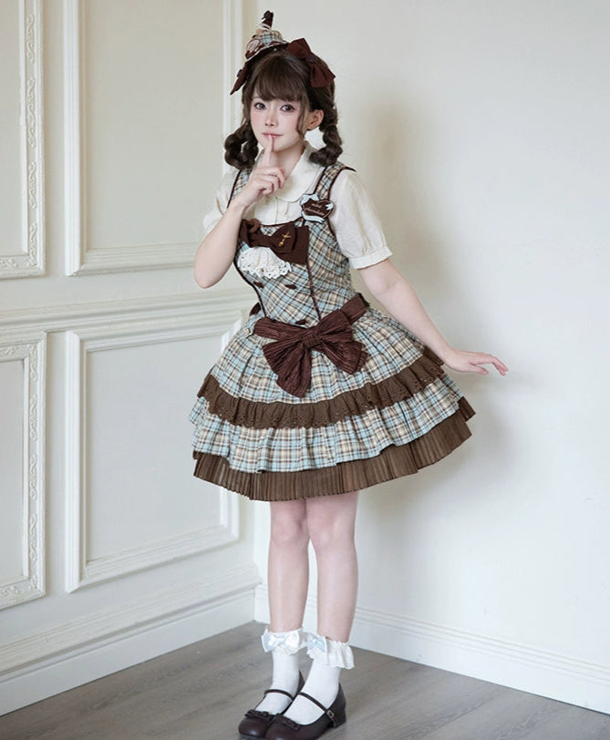 【受注予約7/28まで】Chocolate Mint Day ジャンパースカート