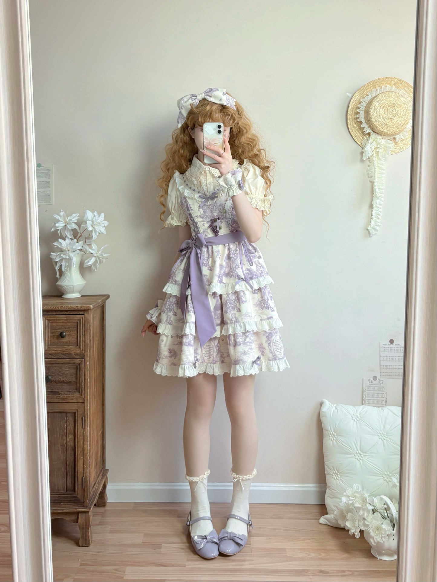 [Pre-orders available until 7/11] Grape Moonling 2-way jumper skirt
