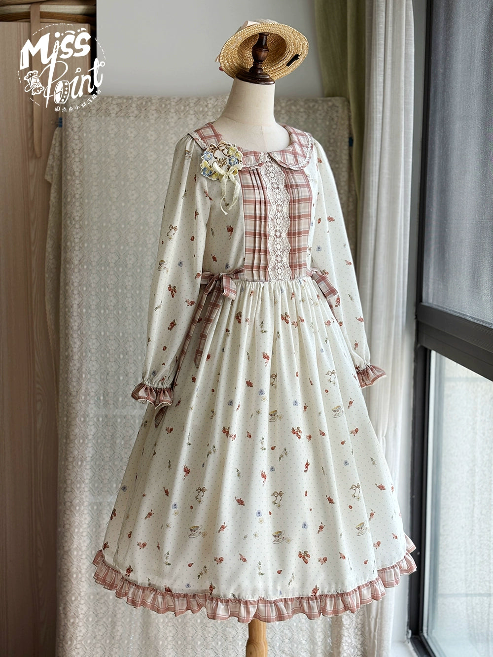 [Pre-order] Autumn Pleasure Round Collar Dress