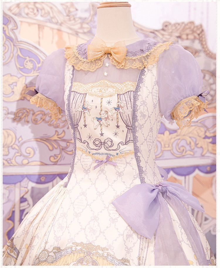 Cloud Paradise Short Sleeve Dress