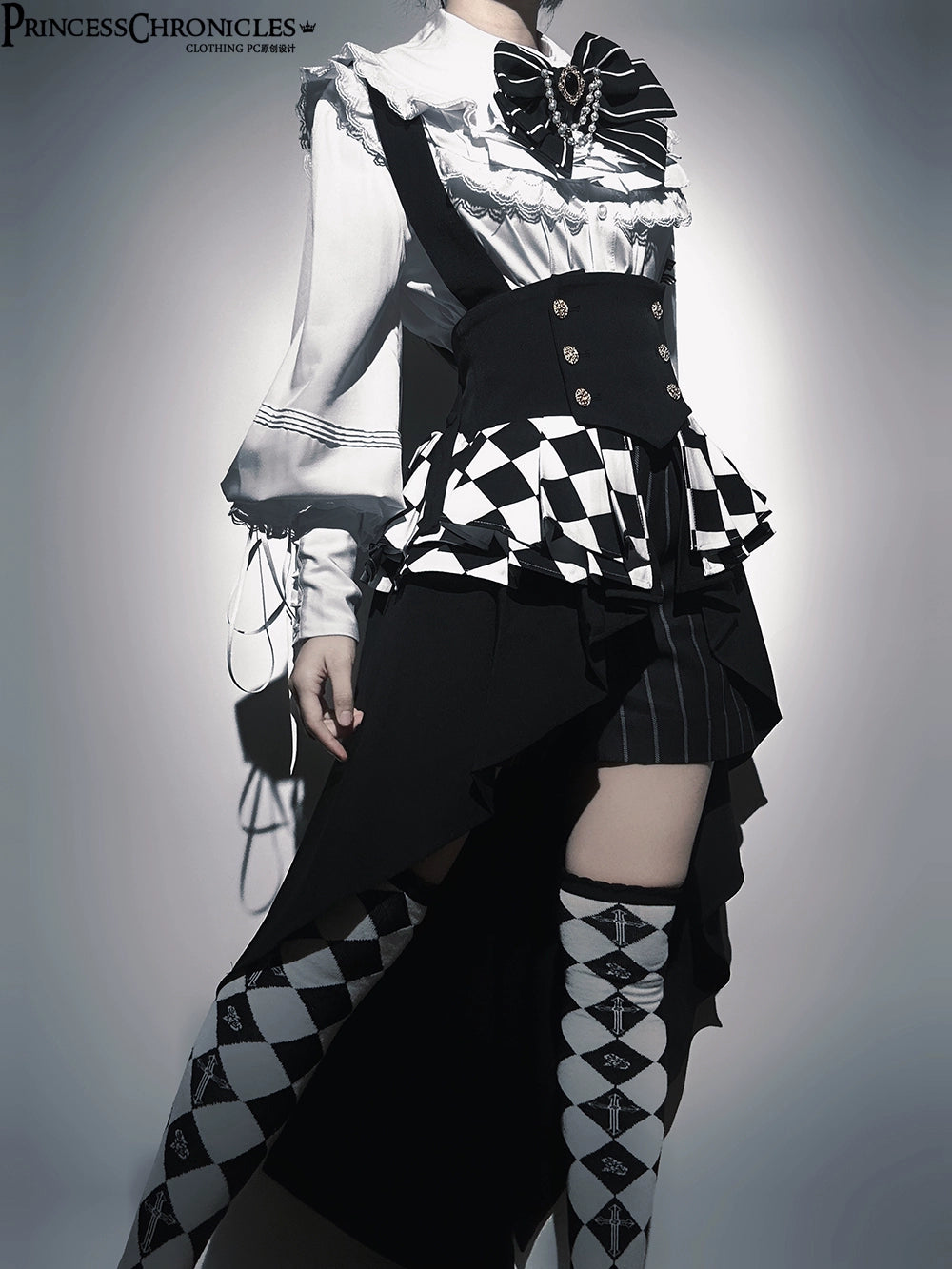 [Pre-order] Rabbit Theater Checkerboard Corset Vest