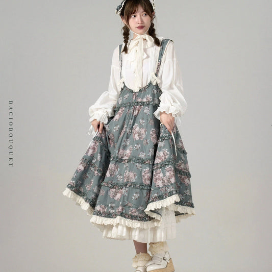 [Pre-orders until 9/9] Bouquets for Autumn Days Overalls Jumper Skirt