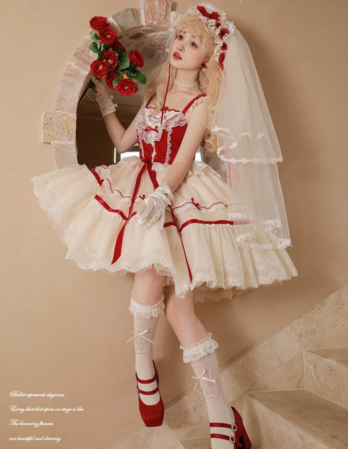 [Pre-orders available until 1/23] Silk Ballet Jumper Skirt - Mid-length