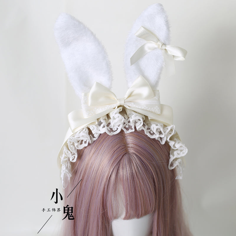 rabbit ear ribbon headband