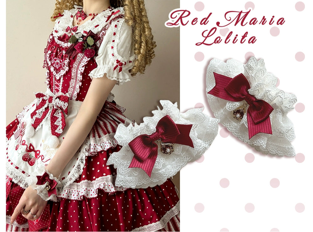 【受注予約5/28まで】Melty Dessert レースとリボンのジャンパースカート